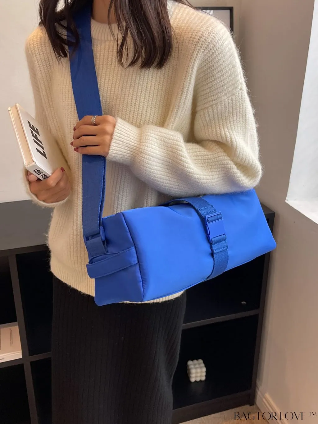BagForLove - Premium Nylon Crossbody Bag: Spacious for Sports & Travel