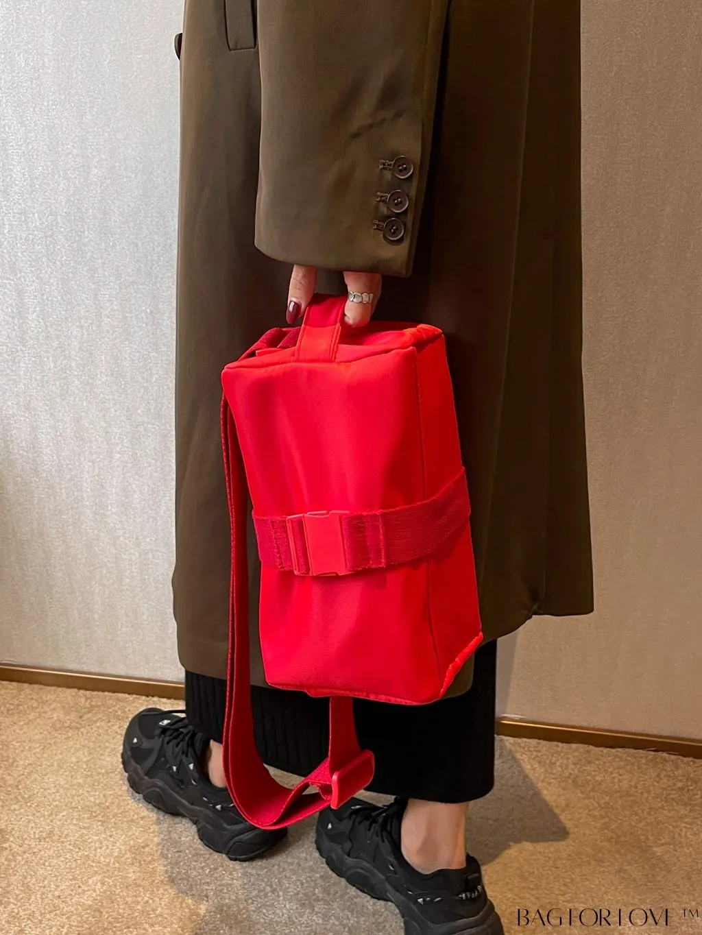 BagForLove - Premium Nylon Crossbody Bag: Spacious for Sports & Travel