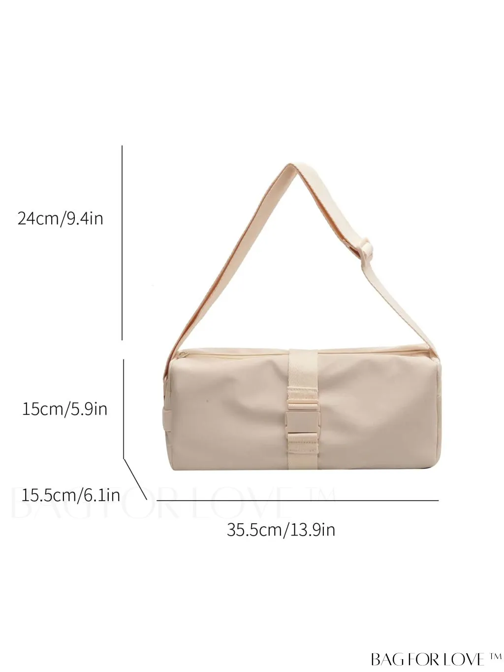 BagForLove - Premium Nylon Crossbody Bag: Spacious for Sports & Travel