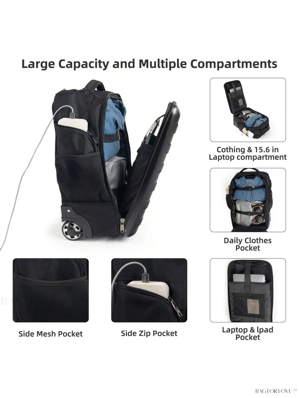 BagForLove - Waterproof Backpack for Women's Daily Commute