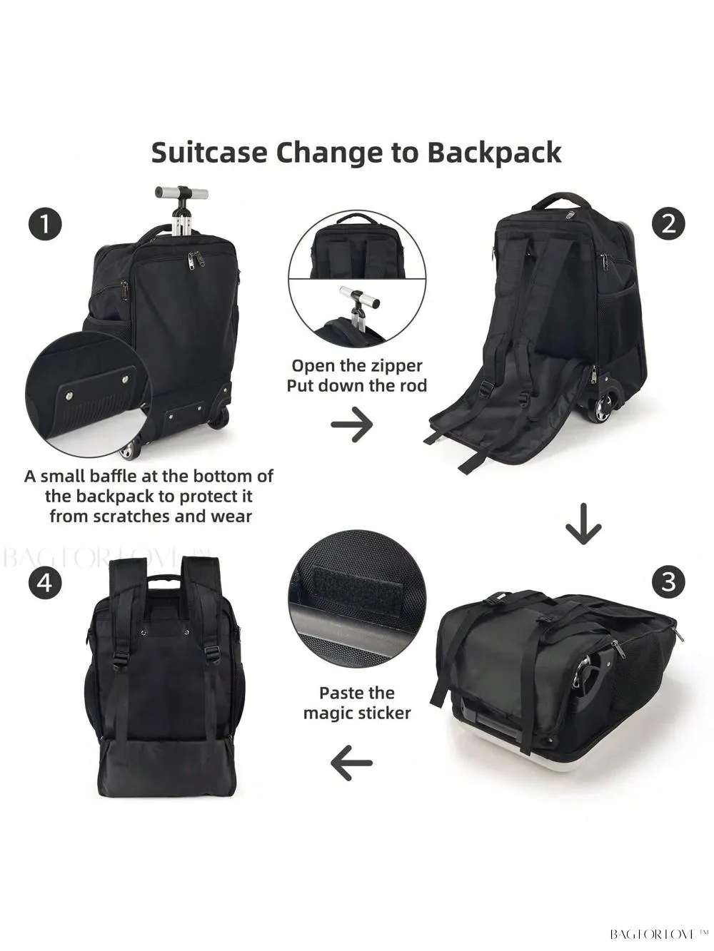 BagForLove - Waterproof Backpack for Women's Daily Commute