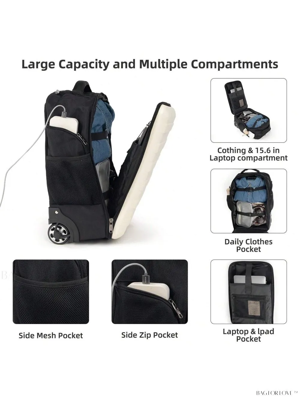 BagForLove - Waterproof Backpack for Women's Daily Commute