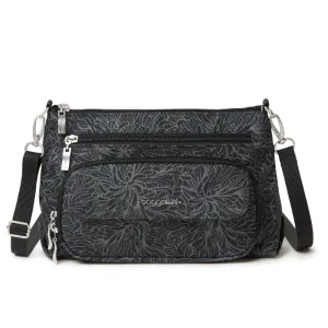 Baggallini Original Everyday Bag – Midnight Blossom