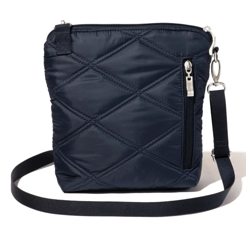 Baggallini Pocket Crossbody – French Navy Quilt