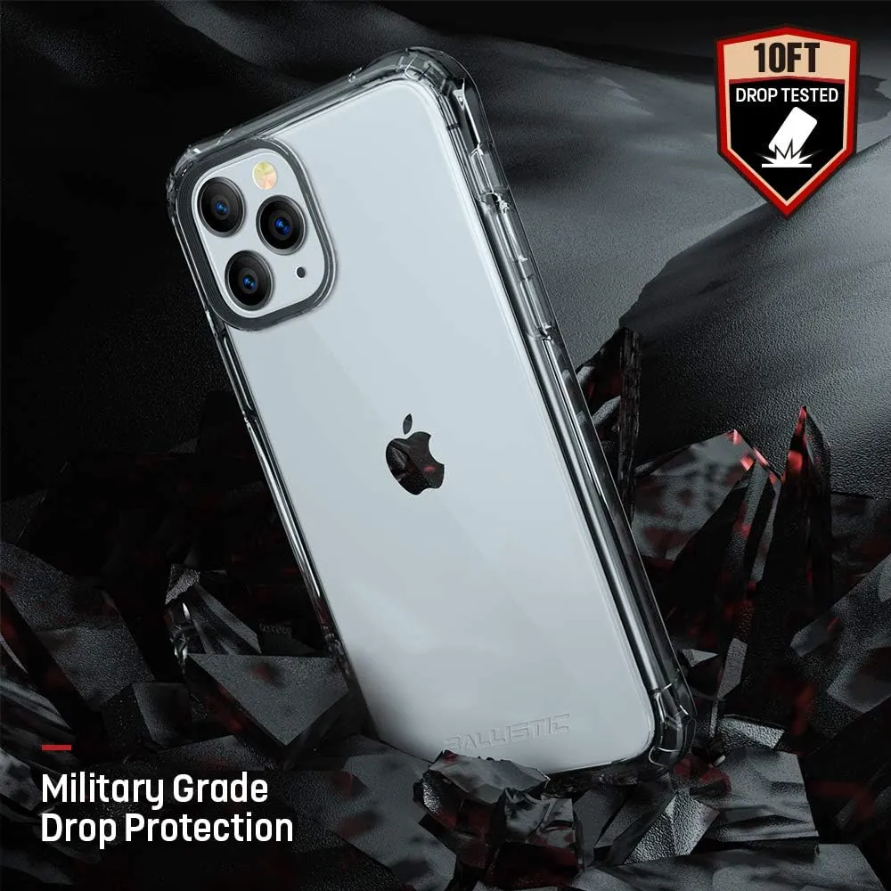 BALLISTIC Jewel Series Case for iPhone 11 Pro 5.8‘’ with 3 Sets B-Labs Corners, Drop Protection Shockproof Case-Clear