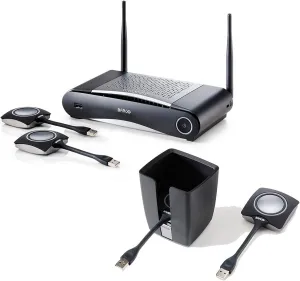 Barco CSE-200 Bundle | Wireless Presentation System with ClickShare Tray and 2 Buttons (Renewed)