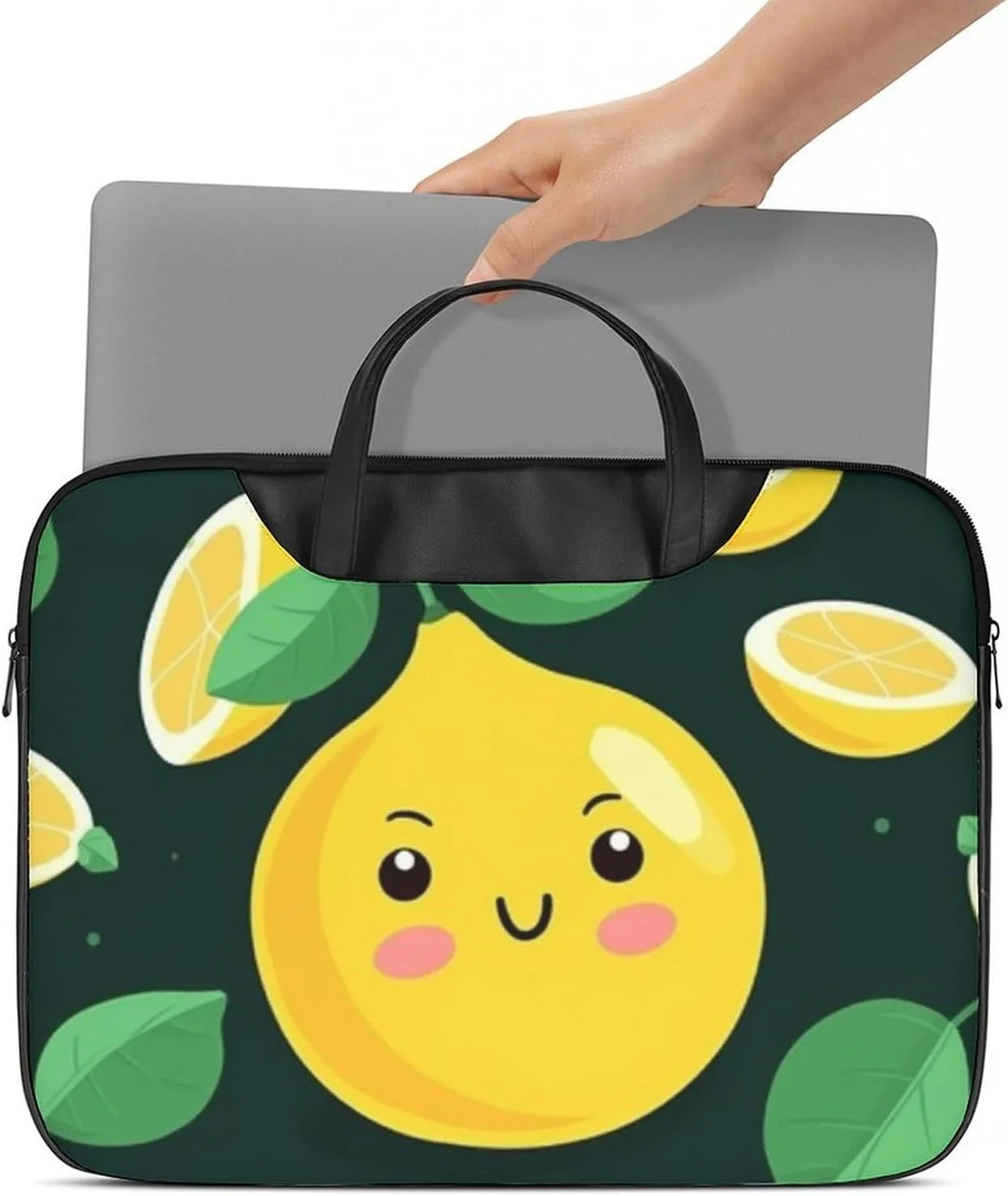 Beach Surfboard Laptop Bag for Women Handheld Leather Computer Bag Laptop Messenger Bag Briefcase