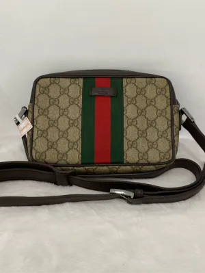 Beige Gucci Canvas Cost-efficient Smart-connected Box Camera Bag Monogram Crossbody