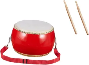 BESPORTBLE Drum Percussion Instrument with Sticks Straps Performance Prop for Boys Birthdays Day