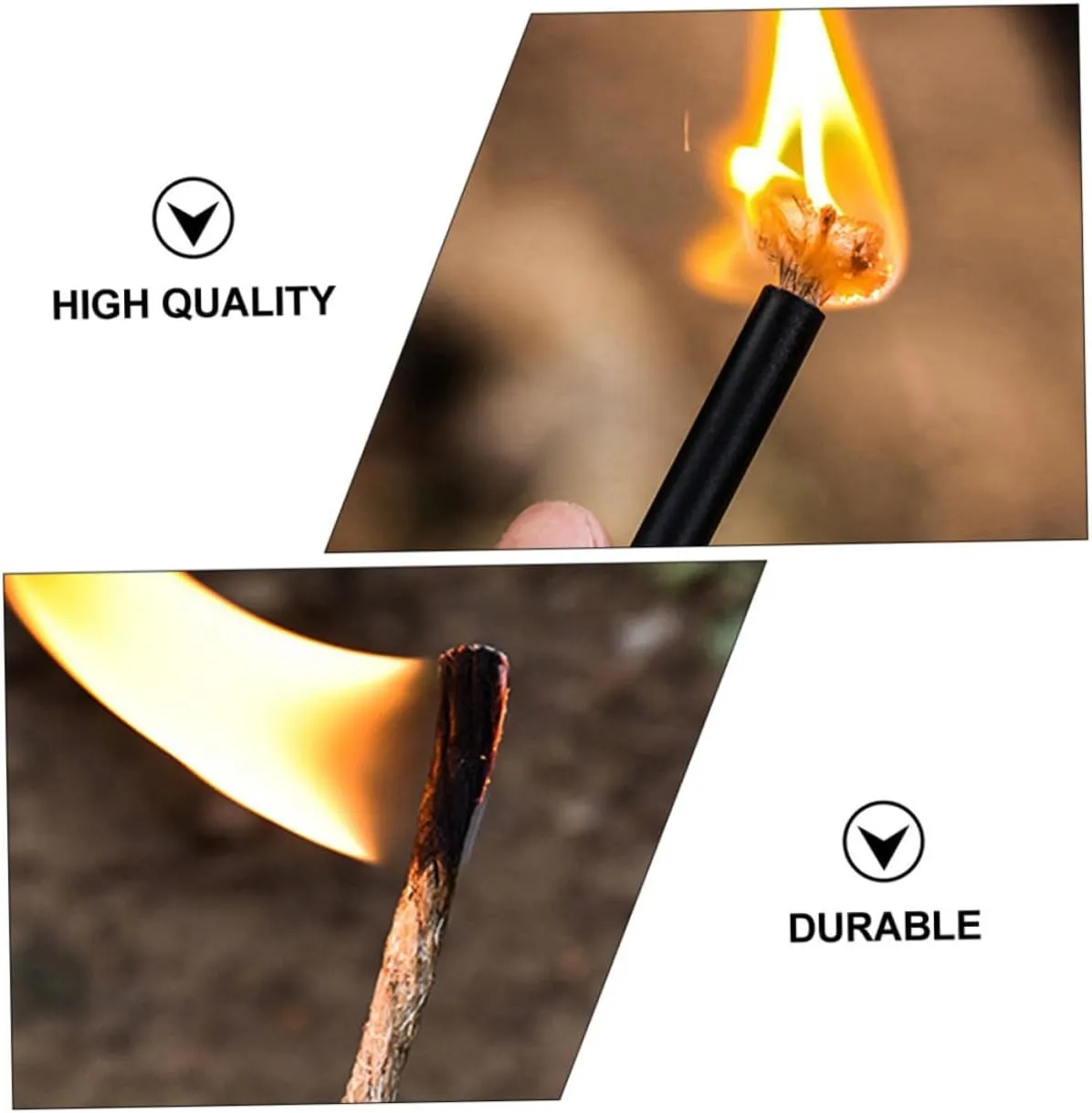 BESPORTBLE Firelighters Fun Camping Stuff Starters for Grill Camping Utensils Emergency Kit Lectric Wick Flint Fire