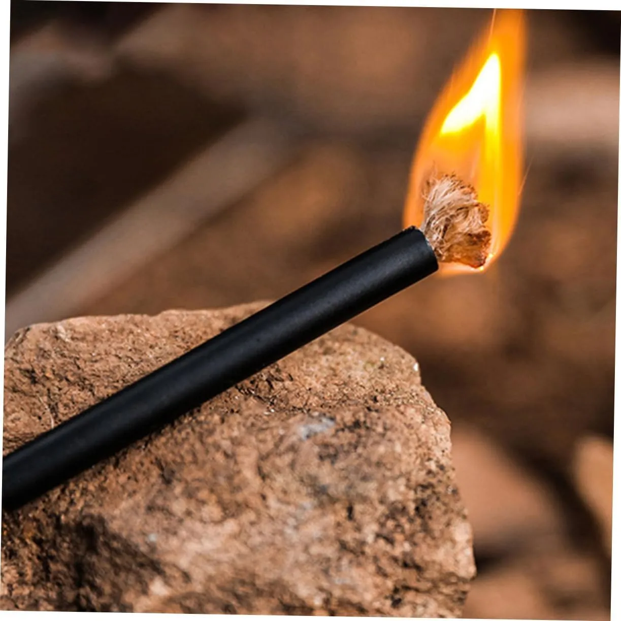 BESPORTBLE Firelighters Fun Camping Stuff Starters for Grill Camping Utensils Emergency Kit Lectric Wick Flint Fire
