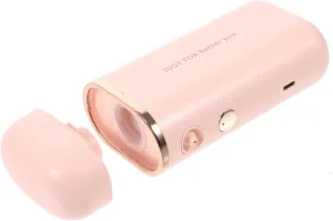 BESTYASH Portable Handheld Facial Steamer Compact Face Mister for Women Fine Mist Spray for Quick Hydration for Travel Go Use Design for Luxurious Feel