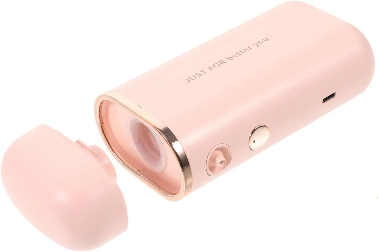 BESTYASH Portable Handheld Facial Steamer Compact Face Mister for Women Fine Mist Spray for Quick Hydration for Travel Go Use Design for Luxurious Feel