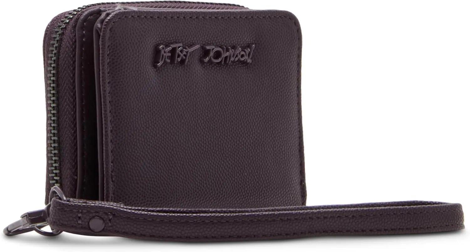 Betsey Johnson Xoskully Zip Around Wallet with Wristlet