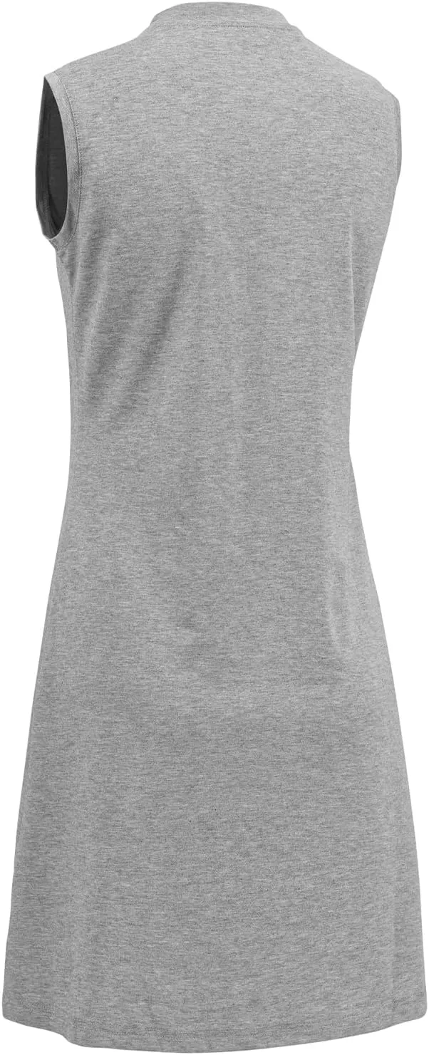 BGOWATU Women's Tennis Dress Sleeveless Golf Polo Dress Lightweight Sports Activewear Dress Zip Up
