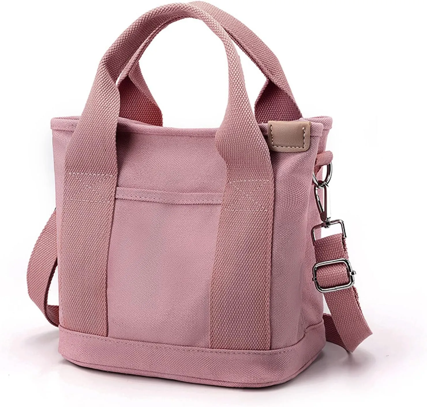 Black Bags for Women Canvas Tote Bag Compartments Everything Capacity Multipocket Handbag Purse Crossbody Shoulder Bag