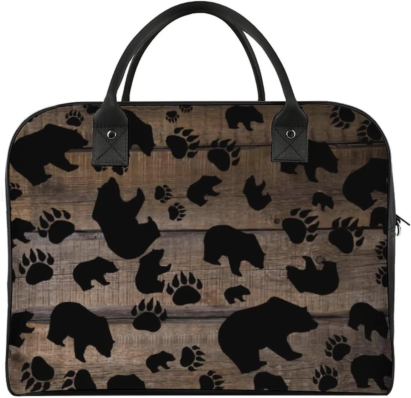Blue Quaker Parrots Fashionable Large Capacity Travel Handbag Unisex