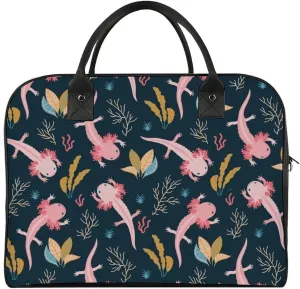 Blue Quaker Parrots Fashionable Large Capacity Travel Handbag Unisex