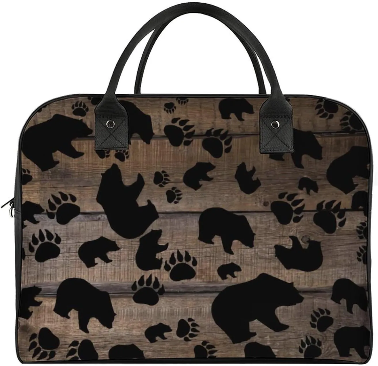 Blue Quaker Parrots Fashionable Large Capacity Travel Handbag Unisex