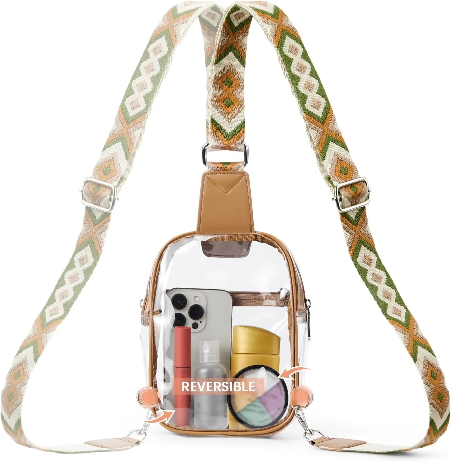 BOSTANTEN Small Sling Bag for Women Leather Crossbody Bags Fanny Pack Chest Bag for Travel