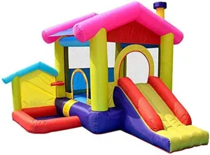 Bouncy Castles, Children's Inflatable Castle, Slides Children's Toys, Inflatable Slides, Outdoor Large Amusement Parks Trampolines