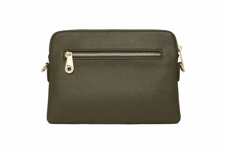 Bowery Wallet- Khaki Saffiano