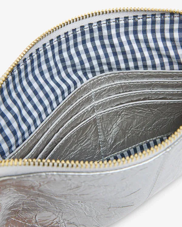 BOWERY WALLET | Silver Crinkle