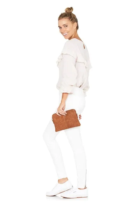 Bowery Wallet-Tan Pebble