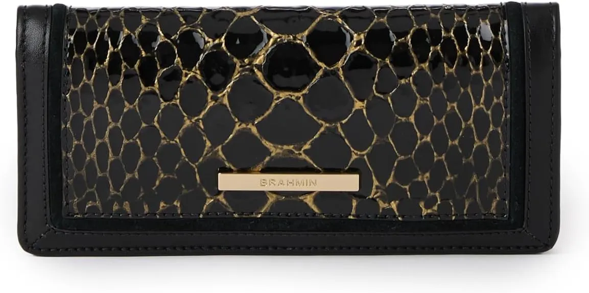 BRAHMIN Ady Wallet - Black Cavatica