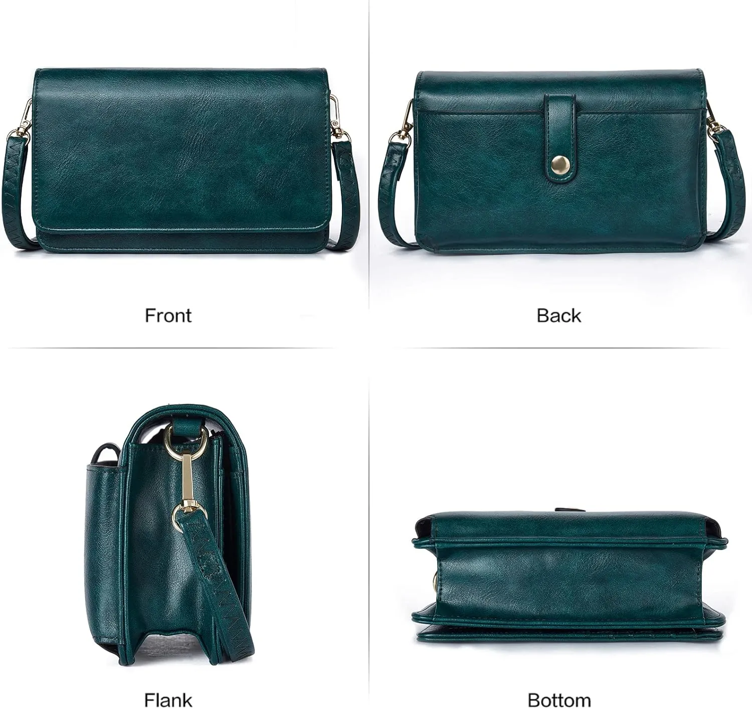 BROMEN Crossbody Bags for Women Small Cell Phone Shoulder Bag Wristlet Wallet Clutch Purse