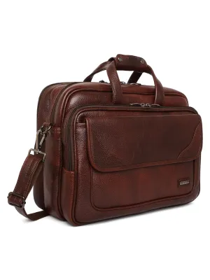 Brown Leather Laptop / Office Bags ZP12137