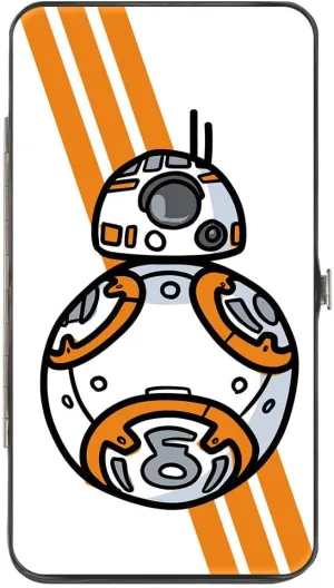 Buckle-Down Women's Hinge Wallet-Star Wars Bb-8, 7" x 4"