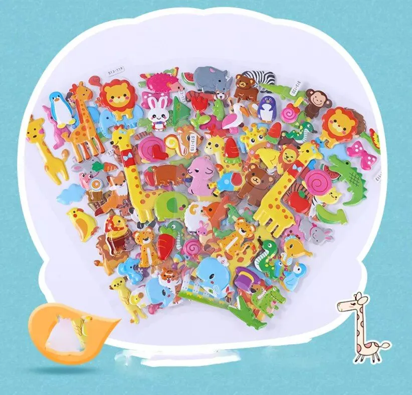Bump Stickers | Cute Cartoon Animal Stickers for Kids & Baby Gifts