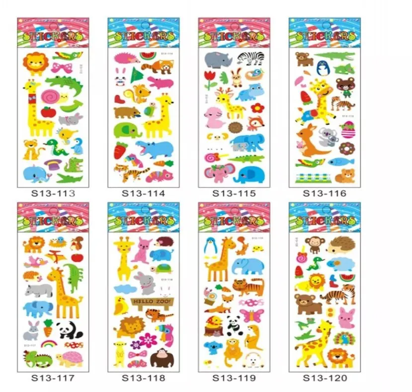 Bump Stickers | Cute Cartoon Animal Stickers for Kids & Baby Gifts