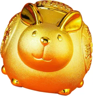 Bunny Piggy Bank Decor Rabbit Model Money Box Plush Rabbit Savings Pot for Boys and Girls
