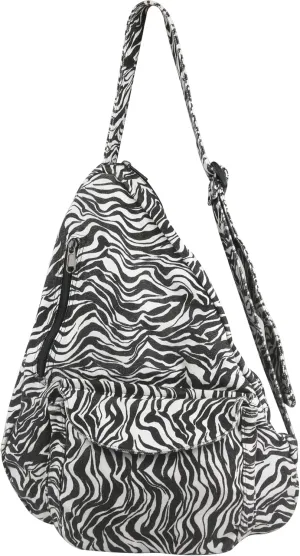 Canvas Sling Crossbody Bag for Women Men, Daypack Sling Bags Travel Casual Hiking Small Chest Shoulder Purse Bag Outdoor