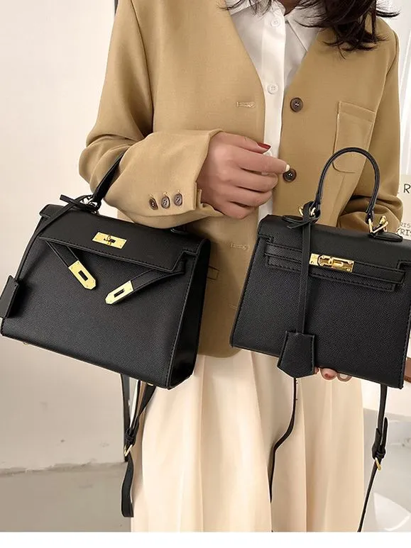 Capacity Lychee Pattern Kelly Commuter Fashion Bags
