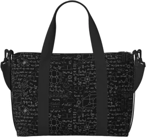 Carry On Duffle Bags Overnight Weekender Bags for Women, Chemistry Formulas cute Personal Item Travel Bag, Travel Essentials Sport Gym Bag for Men Women