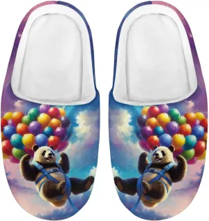 Cartoon Animal Children's Plush Slippers Washable House Slippers Cute Patterns Comfortable Flannel Indoor Winter Shoes SizeUS 9-15