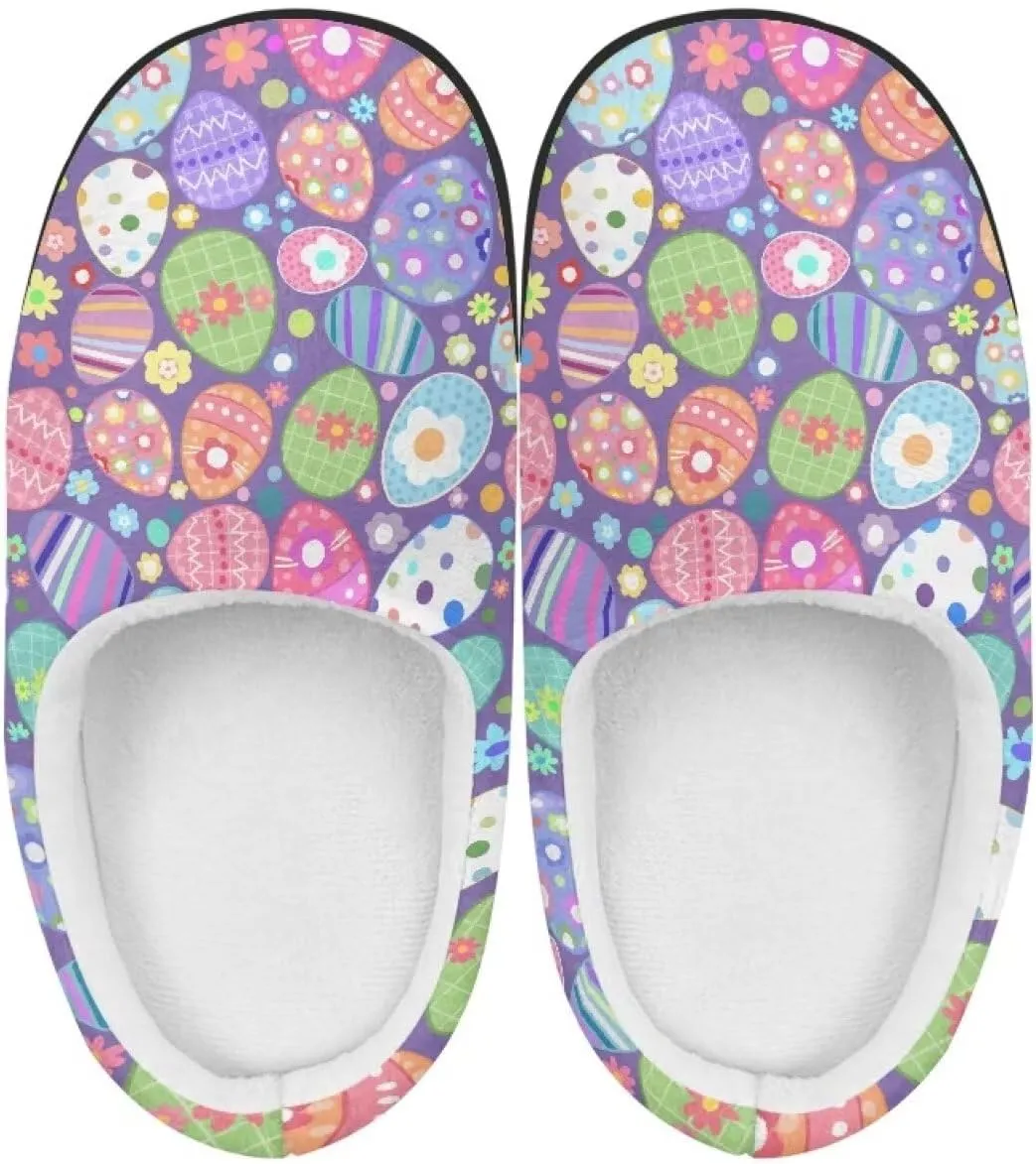 Cartoon Animal Girls Boys Fluffy Slippers Comfy Closed Toe Shoes Slip-on Slides for Kids House Indoor Slippers SizeUS 9-15