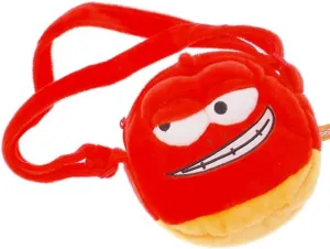 Cartoon Larva Red Doll Figure Mini Crossbody Bag for Kid Incredible Comic Show Larva