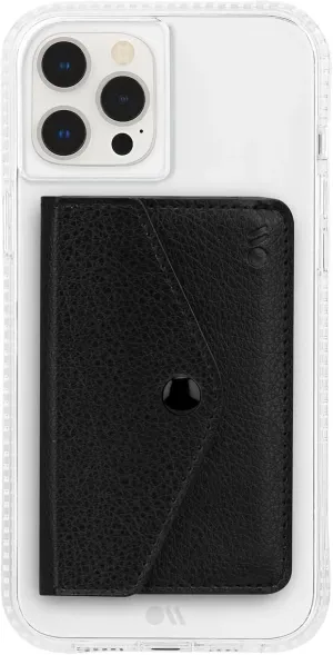 Case-Mate - MAGNETIC POCKET - Magnetic Wallet Card Holder - Designed for MagSafe Compatible iPhones and Cases - Black