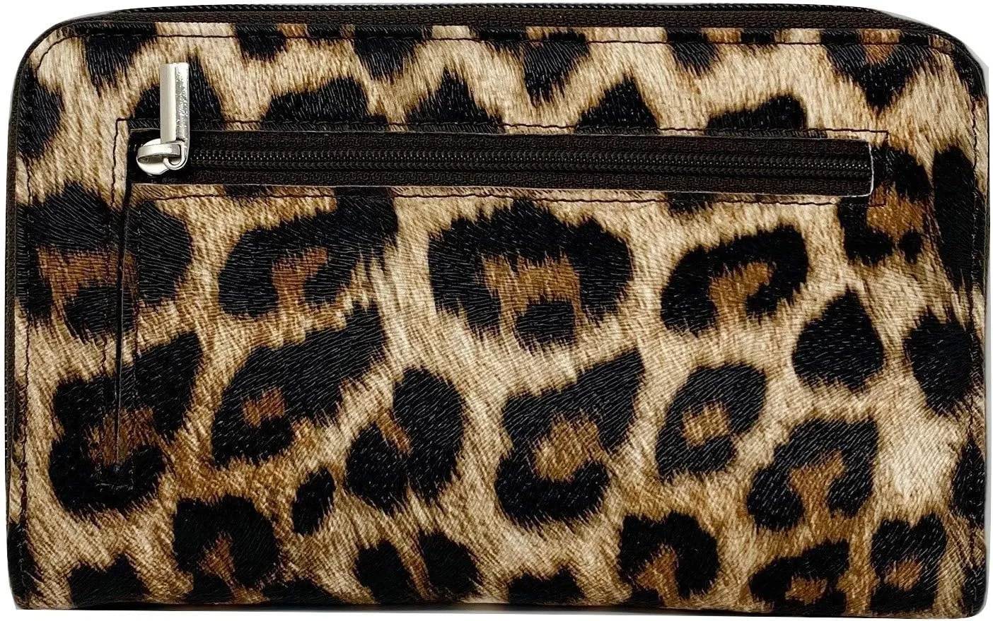 Cash Budgeting Wallet (Cheetah), Zip Around, Accordion File System, Wristlet Strap, Women's Wallet