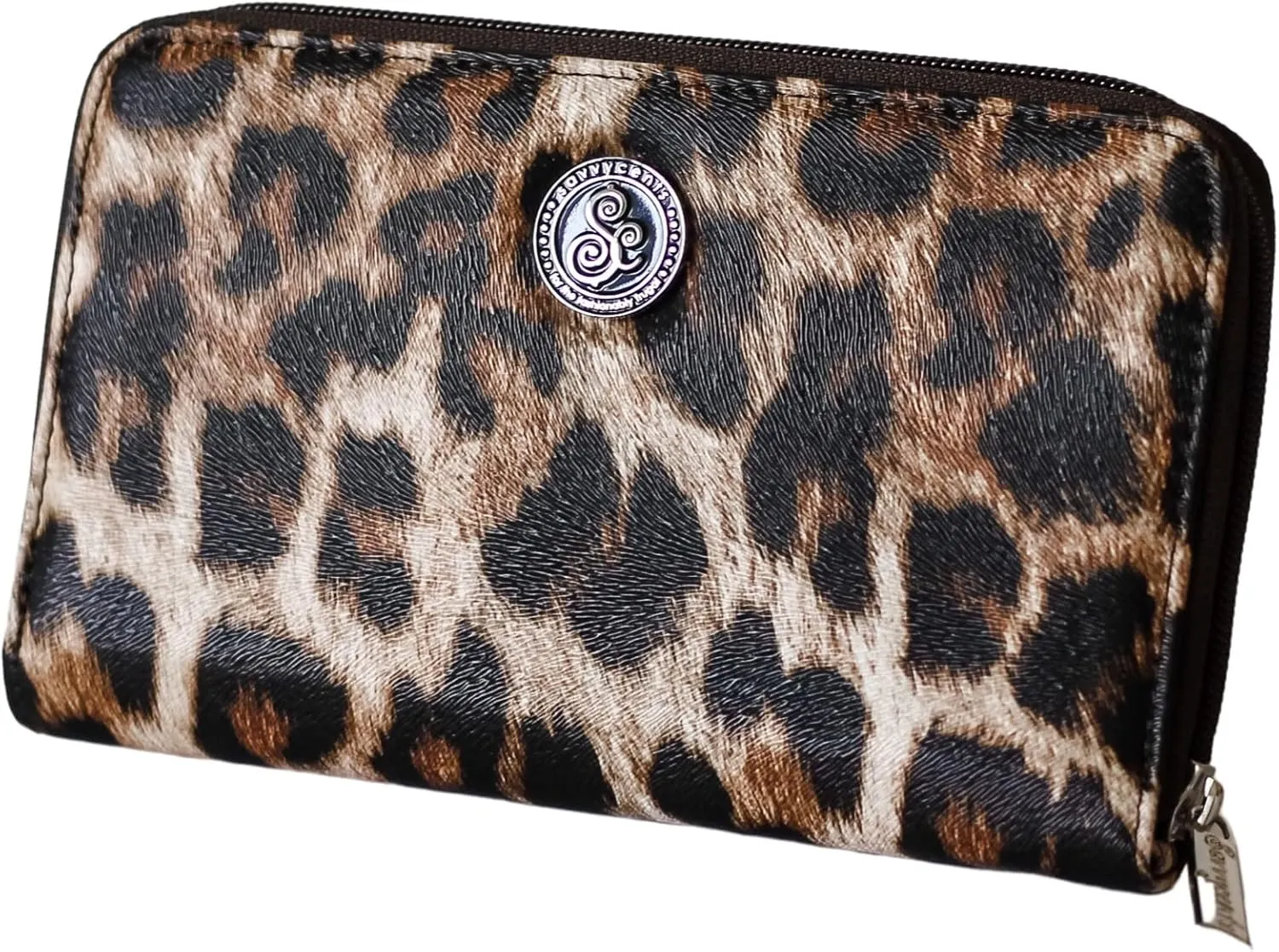 Cash Budgeting Wallet (Cheetah), Zip Around, Accordion File System, Wristlet Strap, Women's Wallet