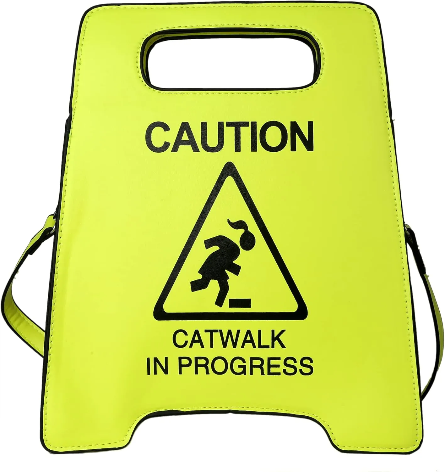 CAUTION Shoulder bag,PU Crossbody Tote Handbag for Women