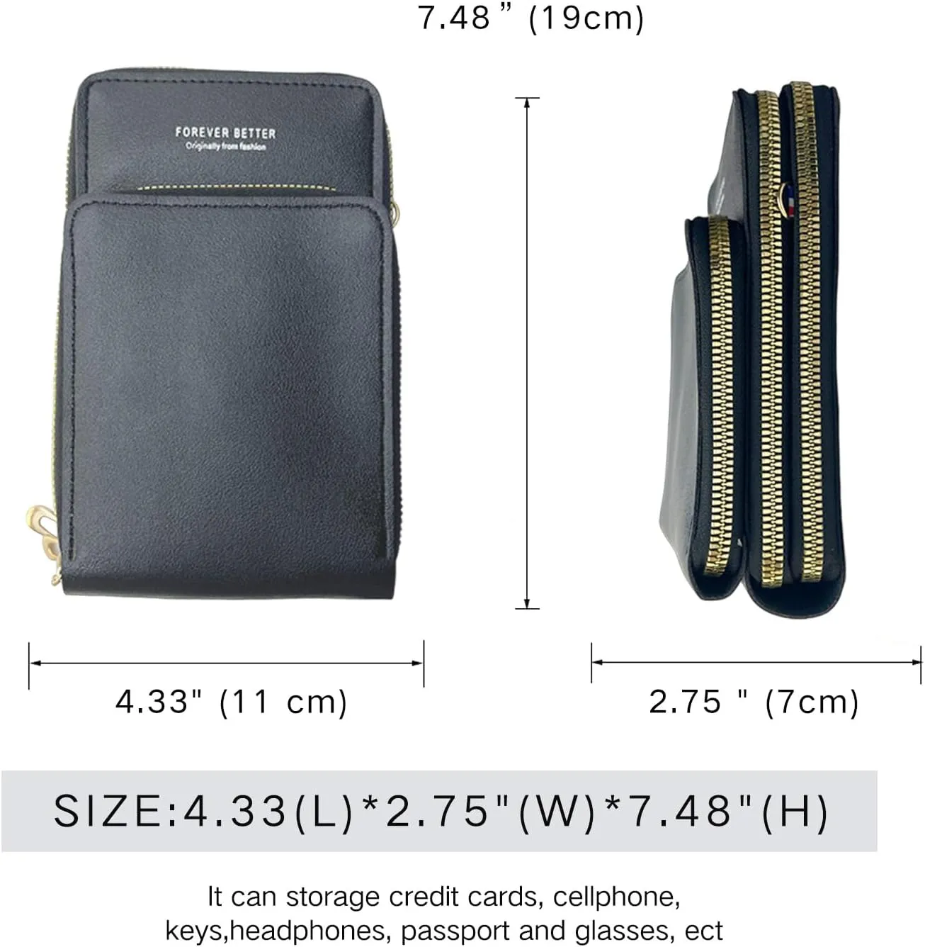 Cell Phone Crossbody Wallet