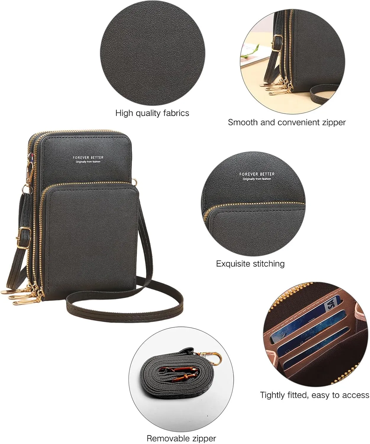 Cell Phone Crossbody Wallet
