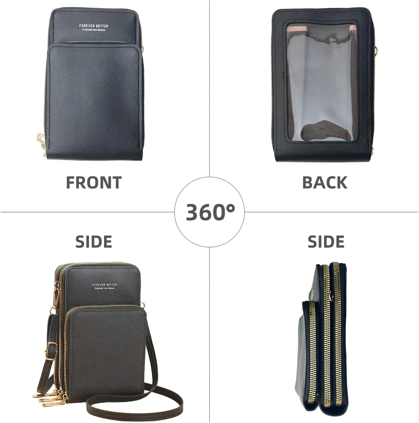 Cell Phone Crossbody Wallet