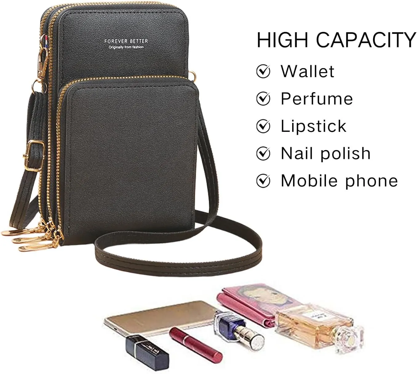 Cell Phone Crossbody Wallet