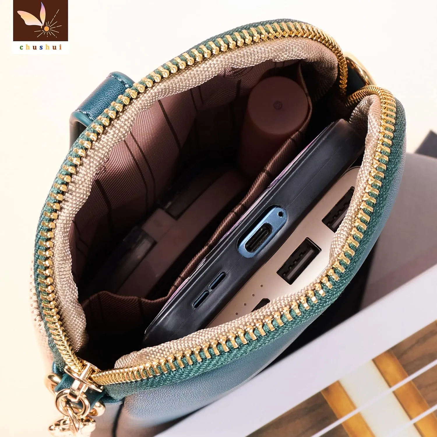 Cell Phone Purse,Small Crossbody Bag for Women,Cute Leather Handbag with Adjustable Strap for Travel Work Daily